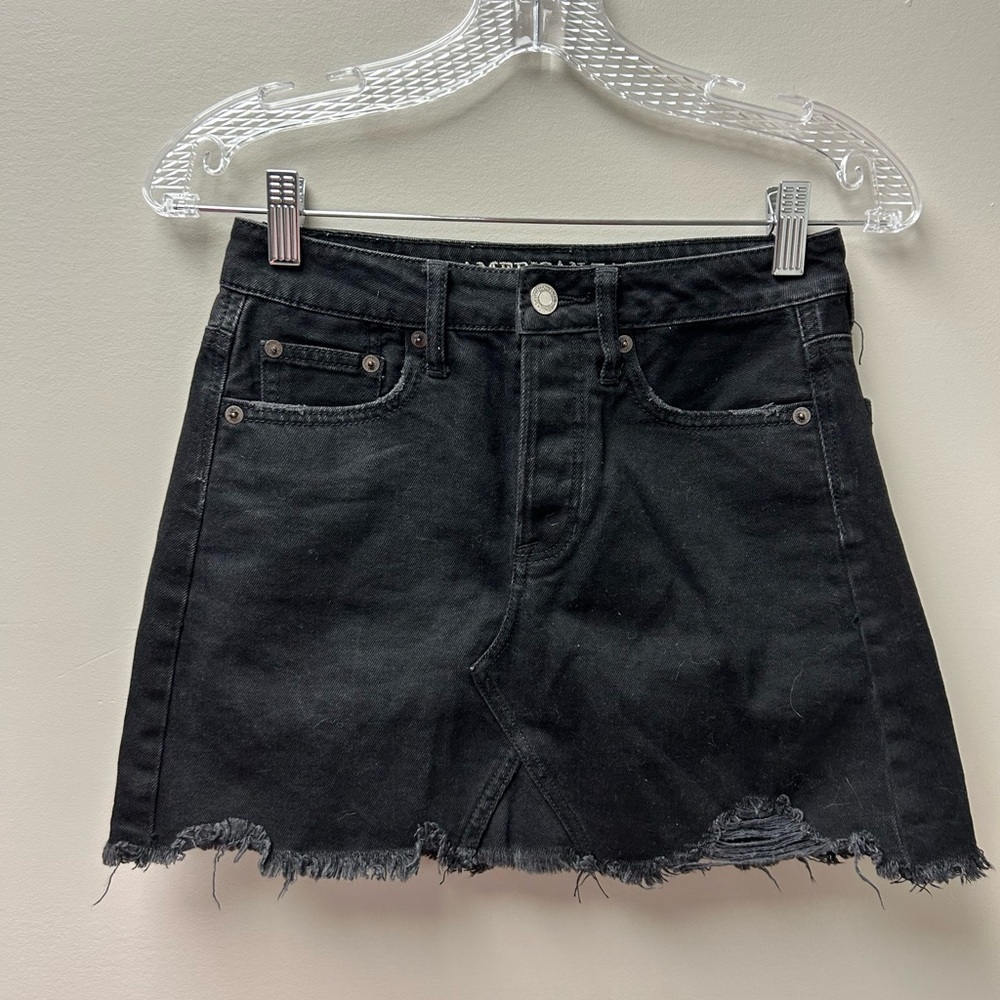 American Eagle‎ Women’s Black Jean Skirt
